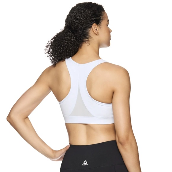 Reebok Women's Stronger Sports Bra with Mesh Panel and Removable Cups, Size-S - Picture 3 of 11